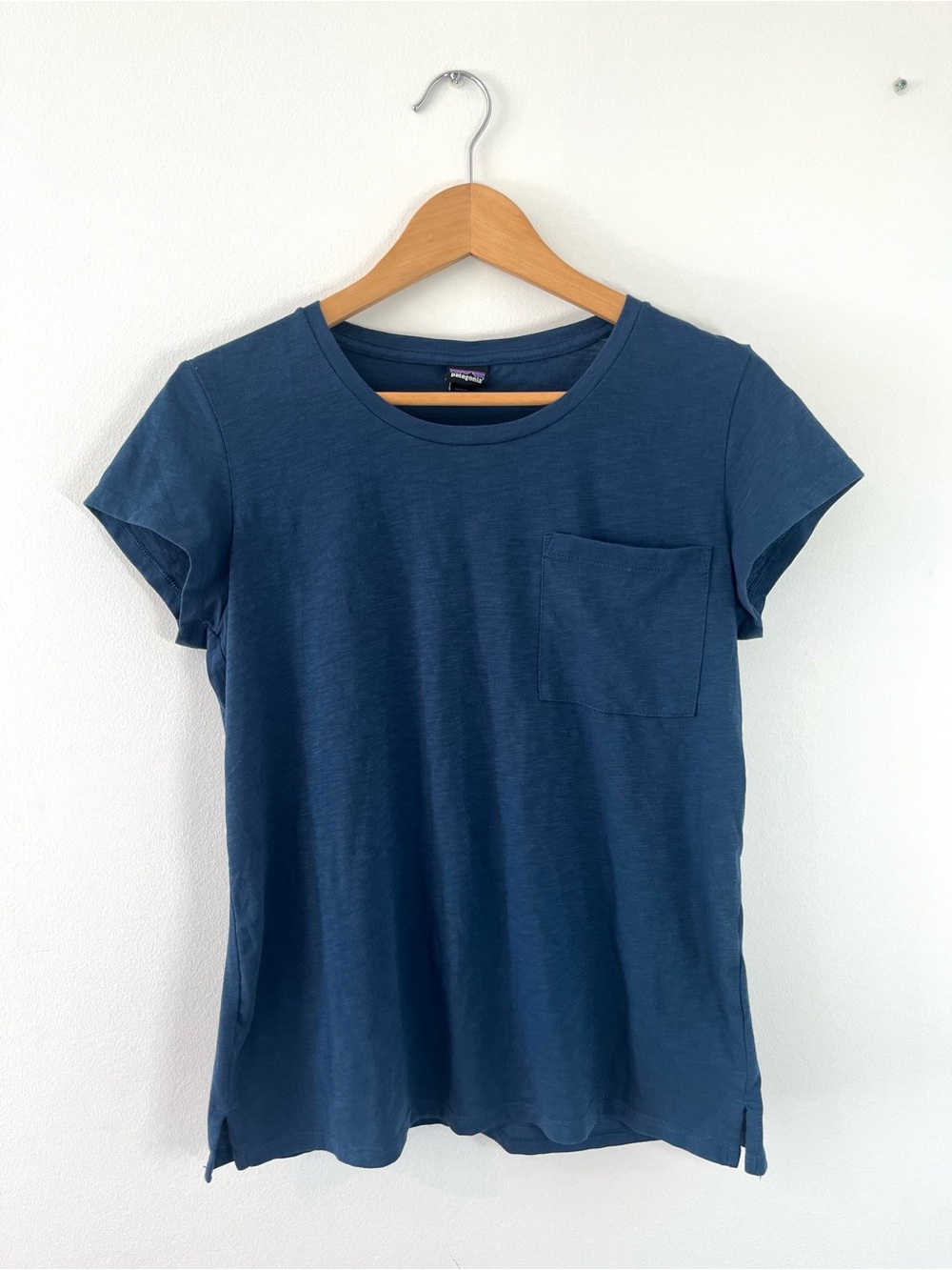 Patagonia Classic Crewneck Pocket Tee - Blue